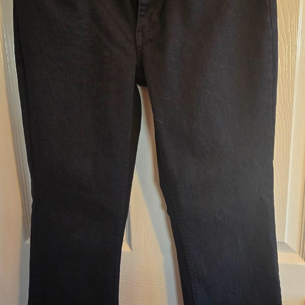 Venus Black low rise boot cut jeans